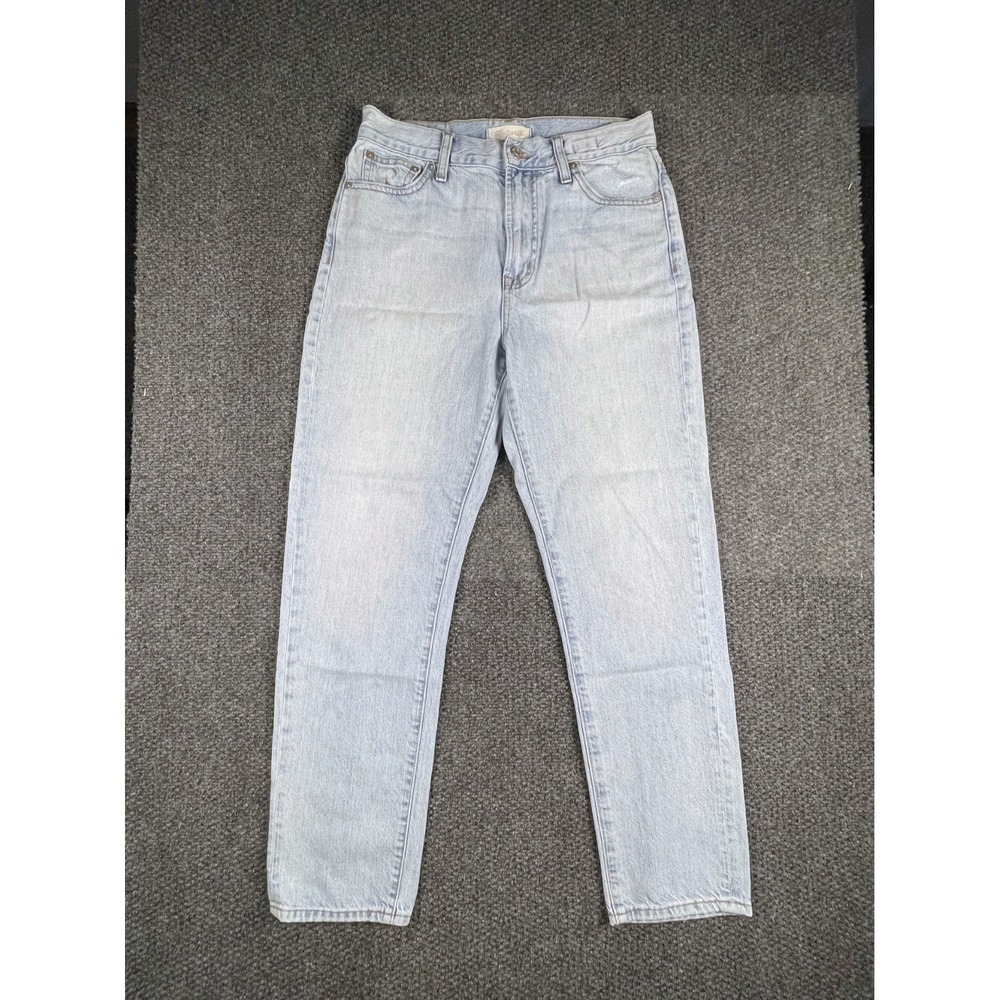 Madewellβ Womens Blue Denim 5-Pocket The Perfect Vintage Tapered Jeans Size 27